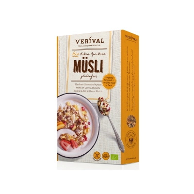 Organski Musli sa suvim kokosom i kajsijama (gluten free) 325g