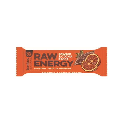 Raw energy pomorandža&kakao zrno 50g
